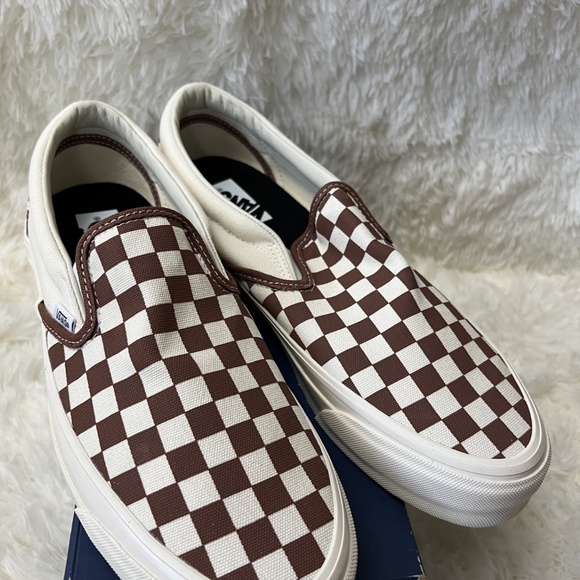 Vans Canvas Plaid Print Loafer Sneakers Men\'s Size: 10.5 main image 6